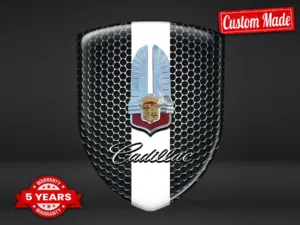 Cadillac Etichetta Autoadesiva Design Max Chic Pro Durevoli